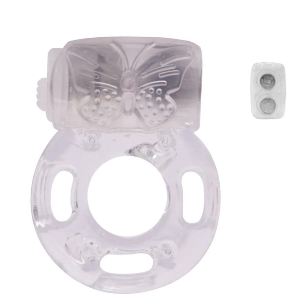 Anel Peniano Transparente Vibratório Borboleta Vibe Toys Anel Peniano Transparente Vibratório Borboleta Vibe Toys