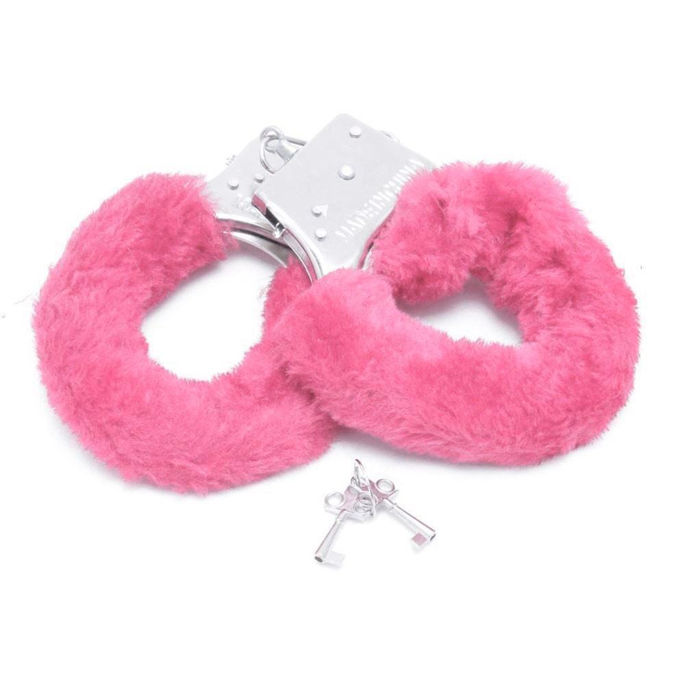 Algema De Metal Em Pelúcia Pink Algema De Metal Em Pelúcia Pink