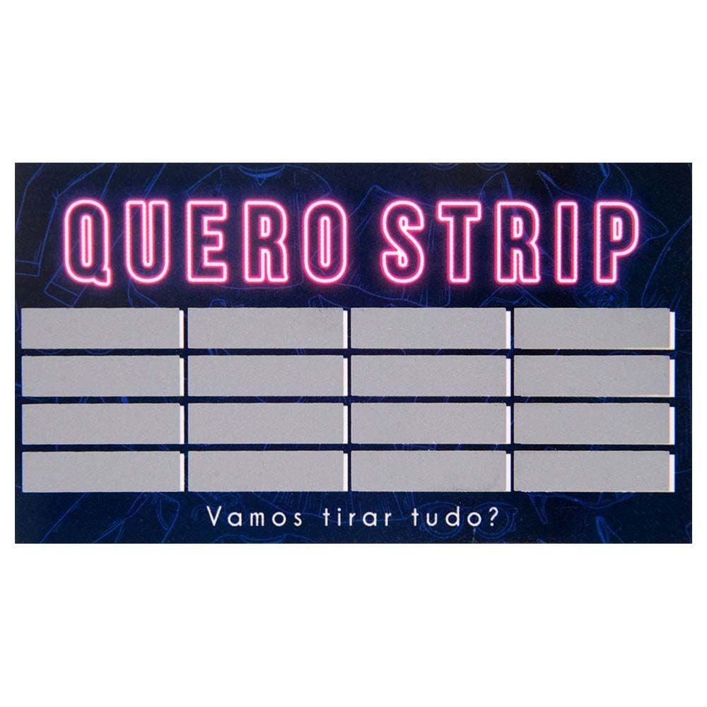 Raspadinha Quero Strip Unitária Sensual Love Raspadinha Quero Strip Unitária Sensual Love