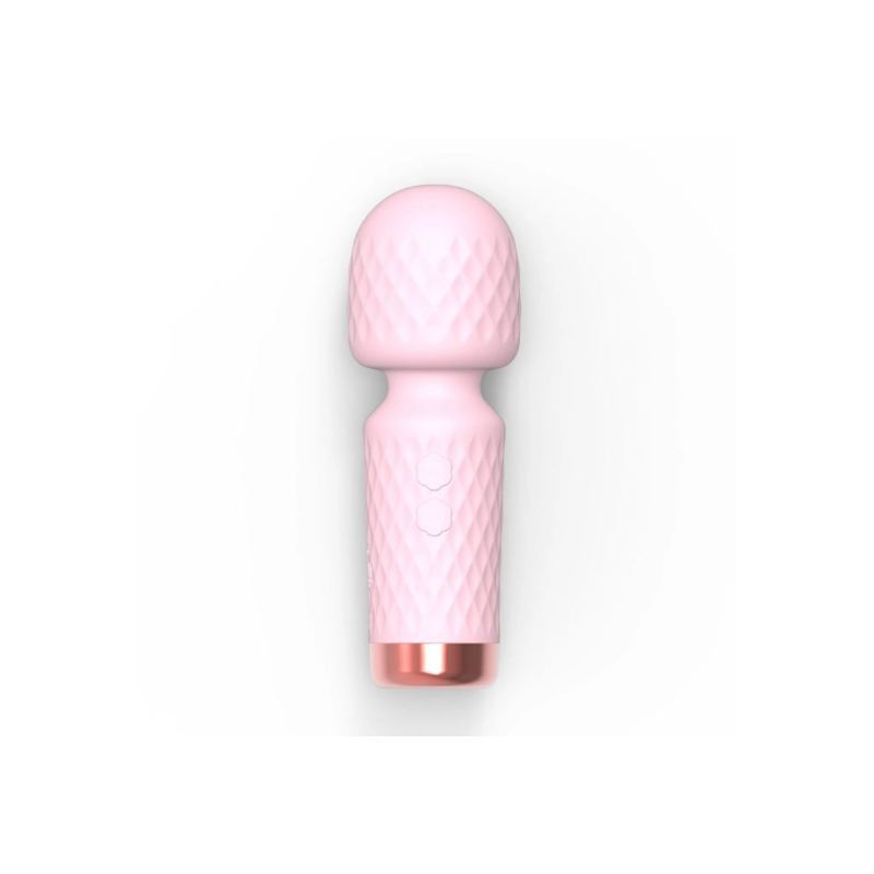 Varinha Mágica Hero Recarregável Com 10 Modos De Vibração Rosa Varinha Mágica Hero Recarregável Com 10 Modos De Vibração Rosa