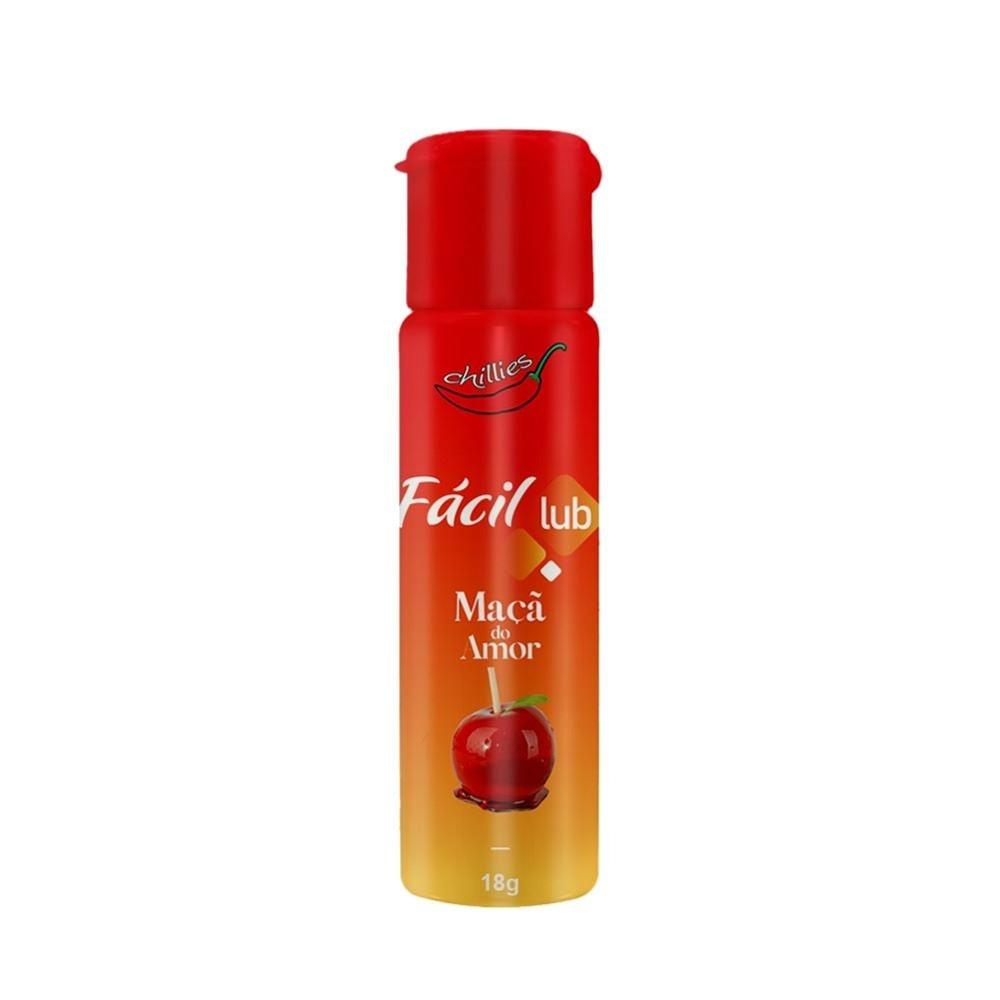 Fácil Lub Maçã do Amor Lubrificante Beijável 18G Chillies Fácil Lub Maçã do Amor Lubrificante Beijável 18G Chillies