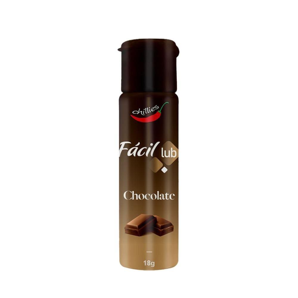 Fácil Lub Chocolate Beijável 18G Chillies Fácil Lub Chocolate Beijável 18G Chillies