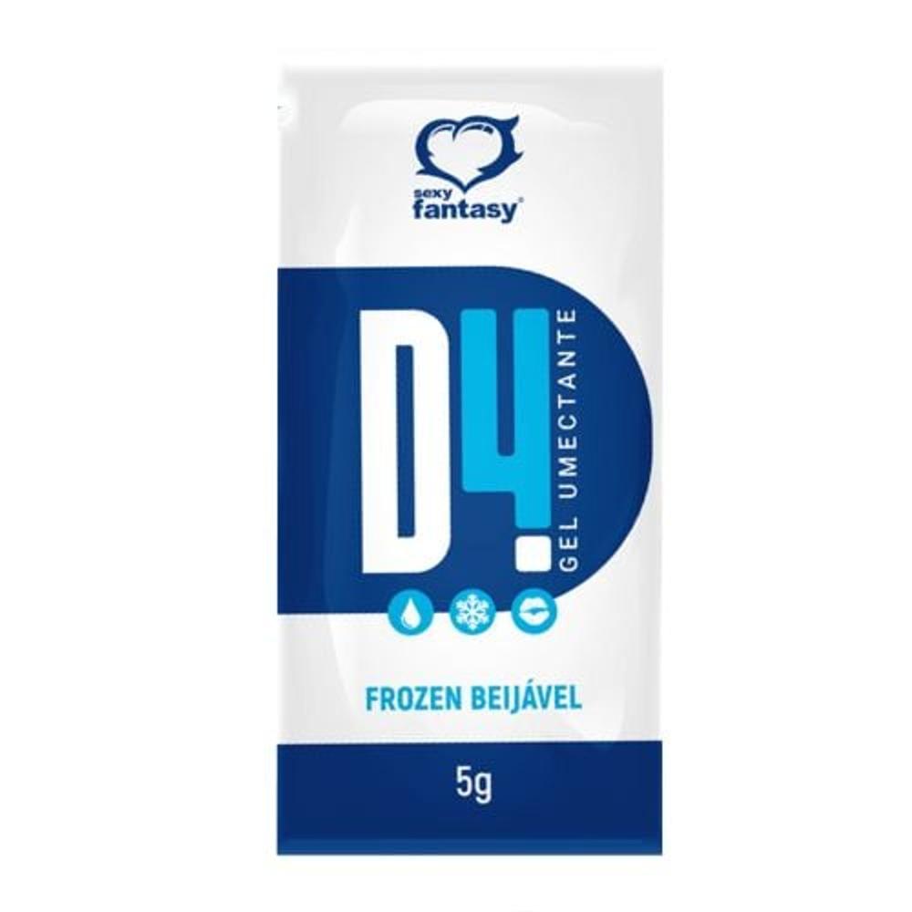 D4 Gel Lubrificante Íntimo Beijável Frozen Sachê 5G Sexy Fantasy D4 Gel Lubrificante Íntimo Beijável Frozen Sachê 5G Sexy Fantasy