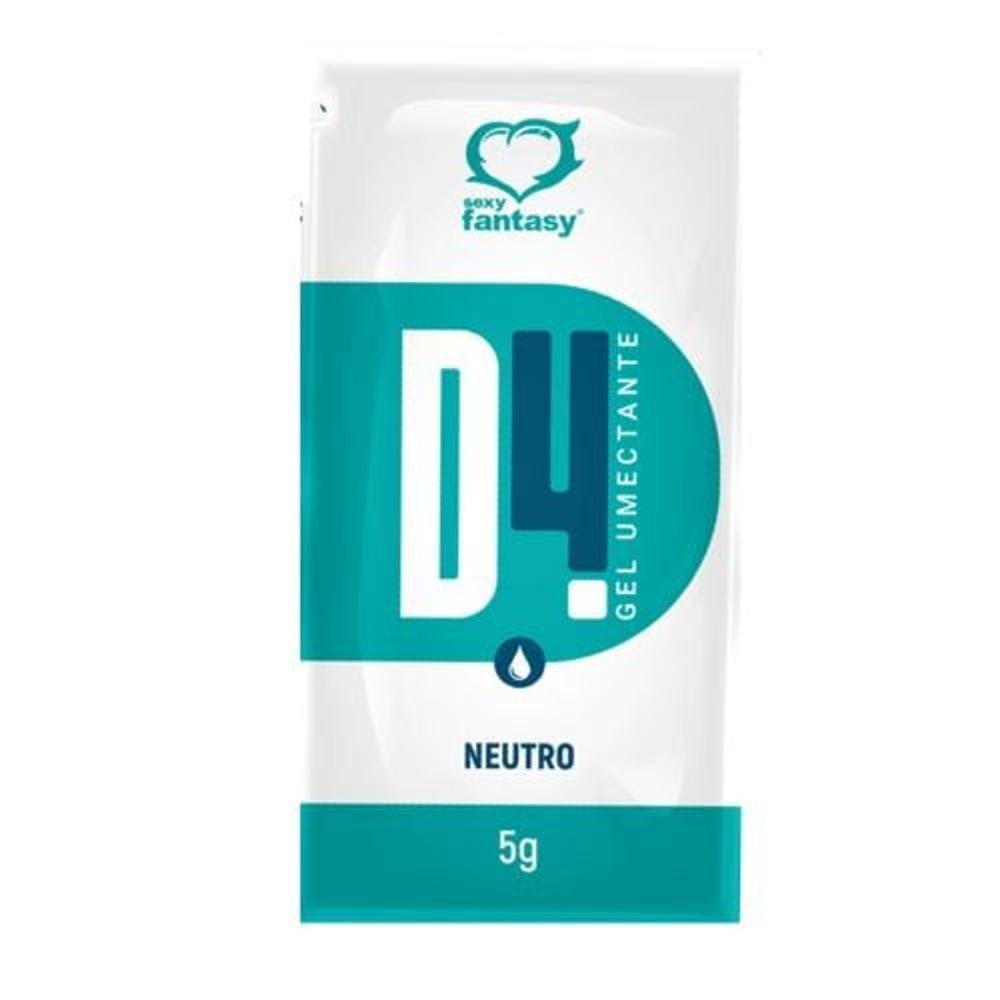 D4 Gel Lubrificante Íntimo Neutro Sachê 5G Sexy Fantasy D4 Gel Lubrificante Íntimo Neutro Sachê 5G Sexy Fantasy