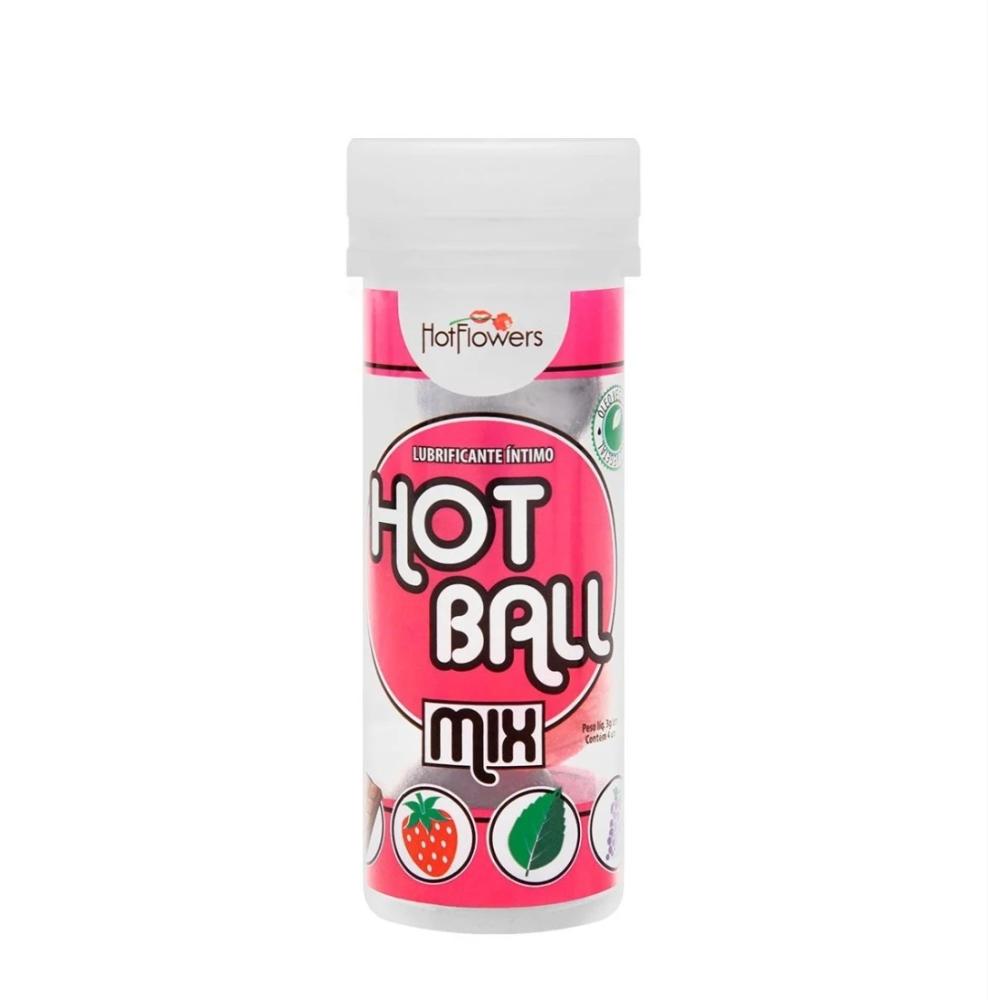 Hot Ball Mix Beija Muito 4 Unidades Hot Flowers Hot Ball Mix Beija Muito 4 Unidades Hot Flowers