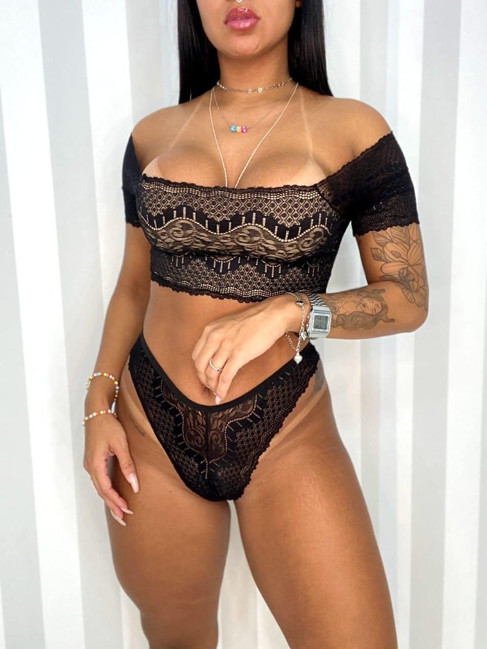 Conjunto Aurora P Preto Conjunto Aurora P Preto