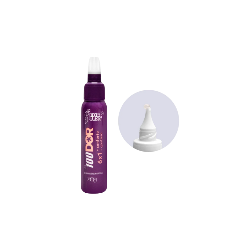 100Dor 6X1 Gel Excitante Anal Multifunções 28G For Sexy 100Dor 6X1 Gel Excitante Anal Multifunções 28G For Sexy