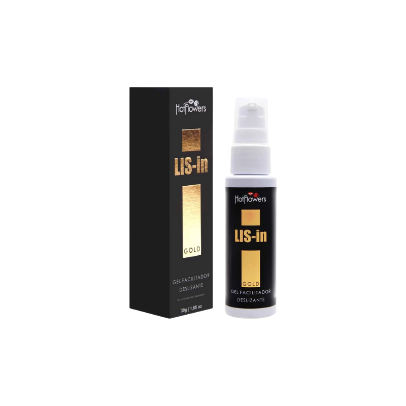 Lis-In Gold Gel Anal Facilitador 30G Hot Flowers Lis-In Gold Gel Anal Facilitador 30G Hot Flowers
