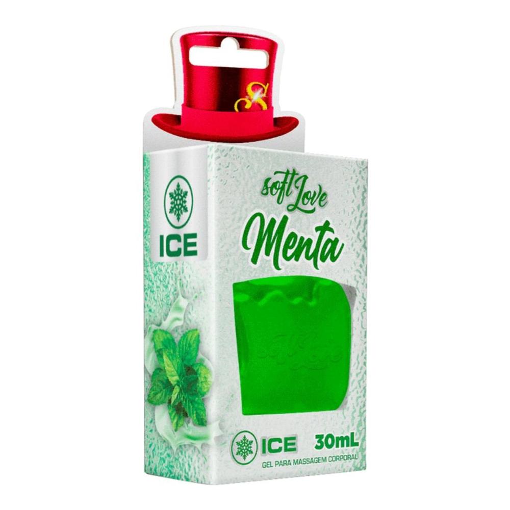 Gel Beijável Menta Ice 30Ml Soft Love Gel Beijável Menta Ice 30Ml Soft Love