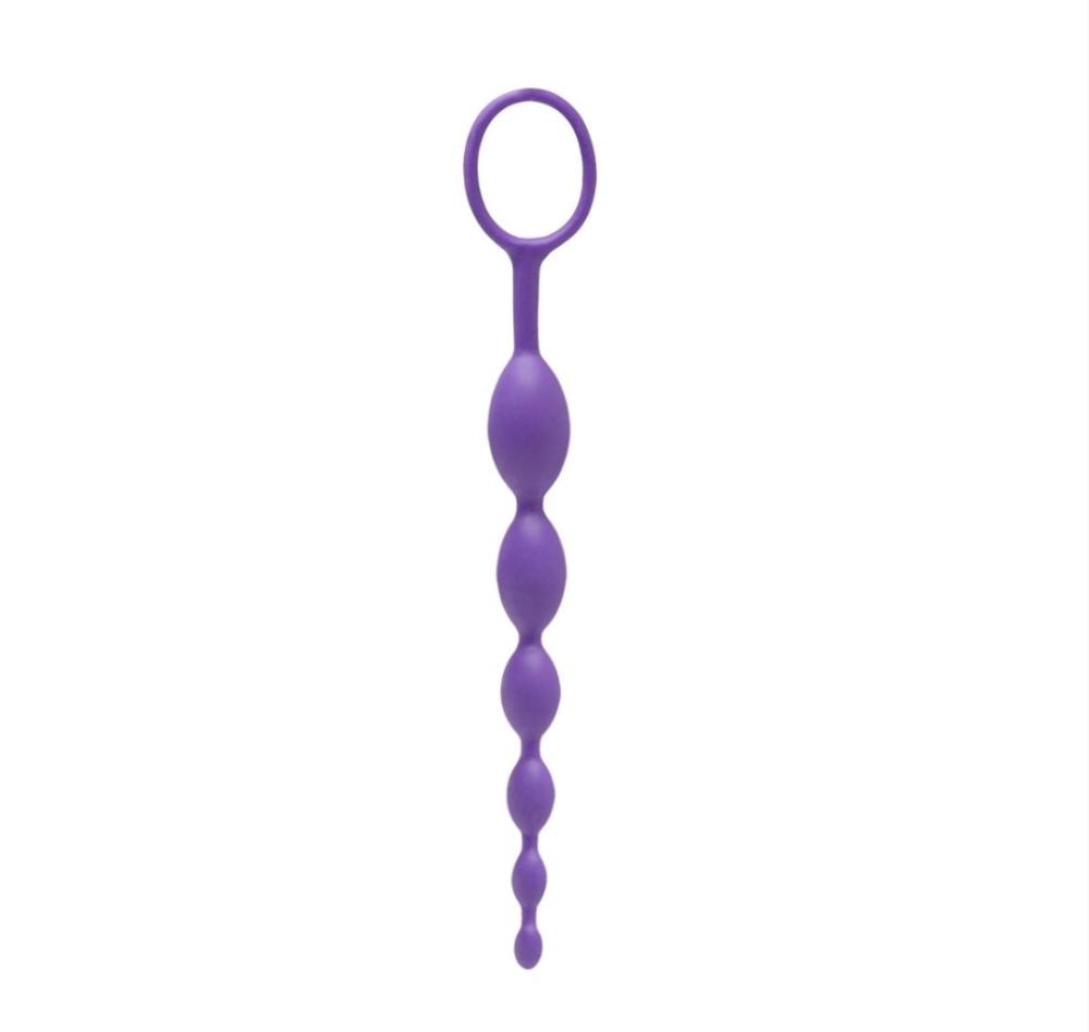 Plug Anal Escalonado Roxo 25 cm Plug Anal Escalonado Roxo 25 cm
