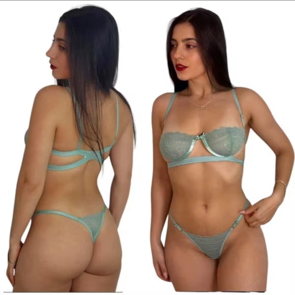 Conjunto Gringa GG Verde Teos Conjunto Gringa GG Verde Teos