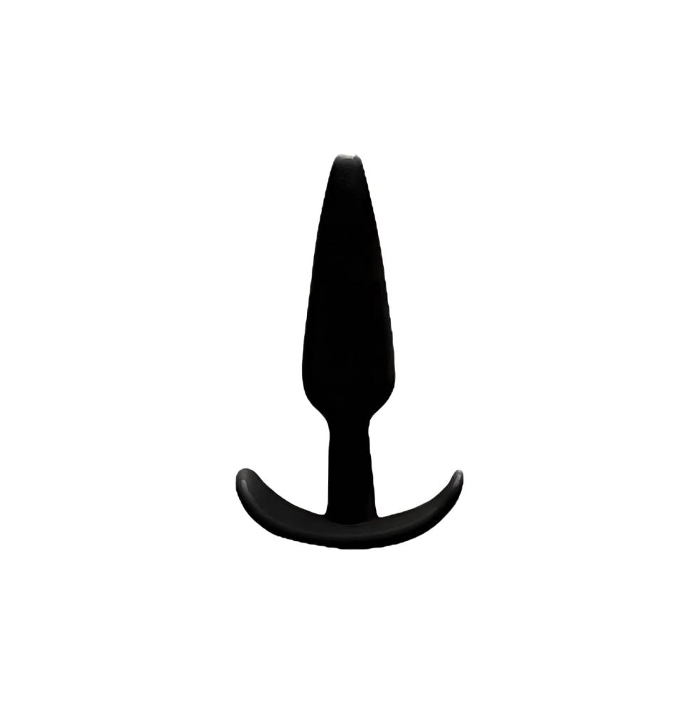 Plug Anal Em Silicone 11,2 X 2,9 cm Preto Plug Anal Em Silicone 11,2 X 2,9 cm Preto