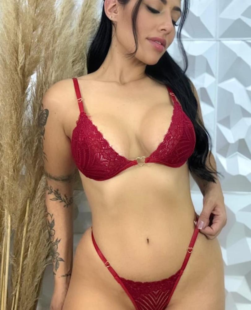 Conujnto Mel G Vermelho Conujnto Mel G Vermelho
