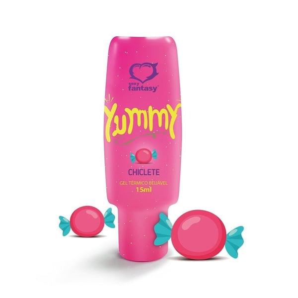 Yummy Chiclete Gel Térmico Beijável 15Ml Sexy Fantasy Yummy Chiclete Gel Térmico Beijável 15Ml Sexy Fantasy